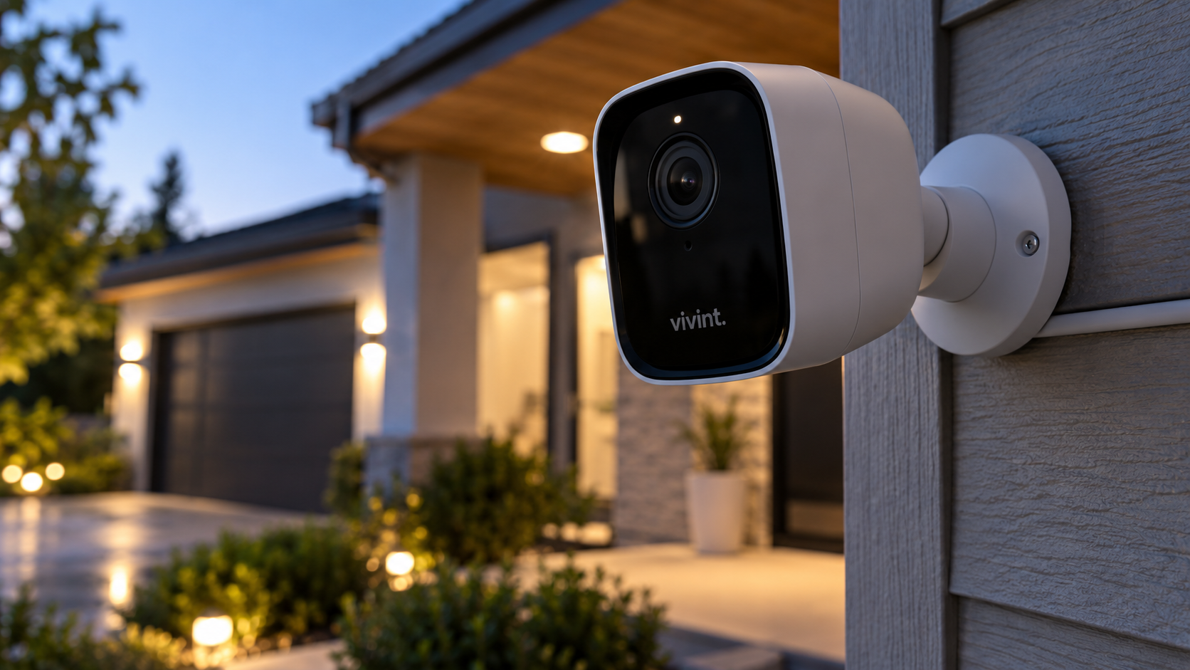 Vivint Outdoor Camera Pro smart home security camera designed for outdoor surveillance, motion detection, and property monitoring.