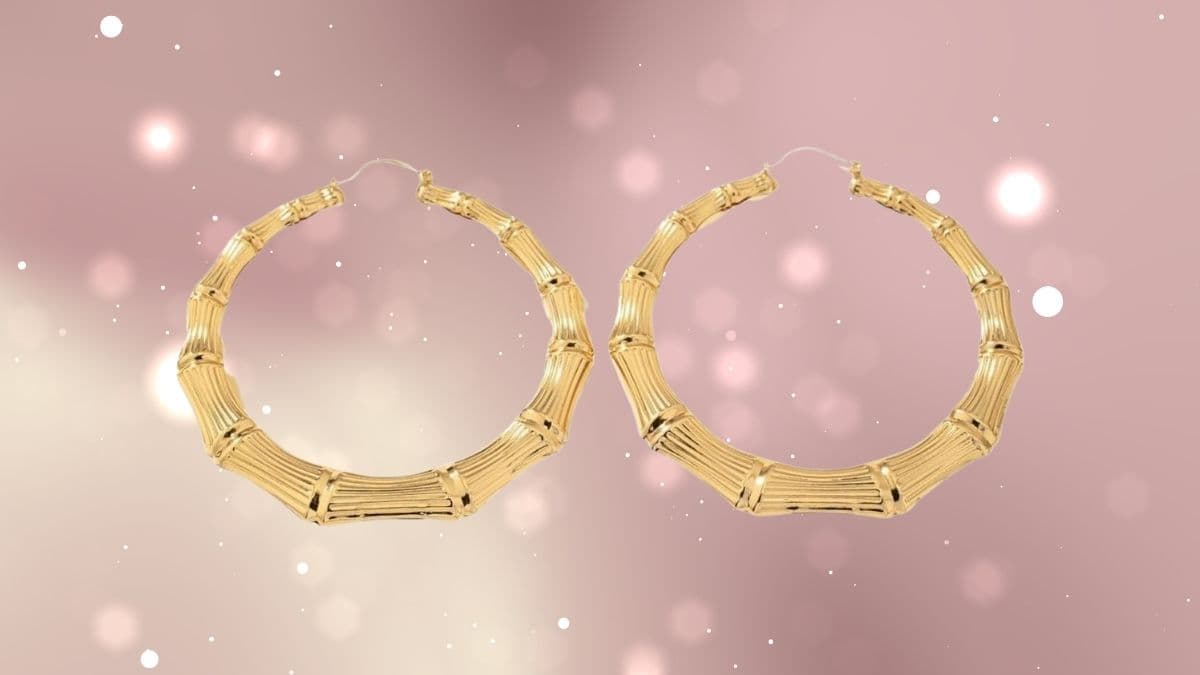 Oversized Bamboo Hoops: A Bold Return of 90s Hip Hop Jewelry