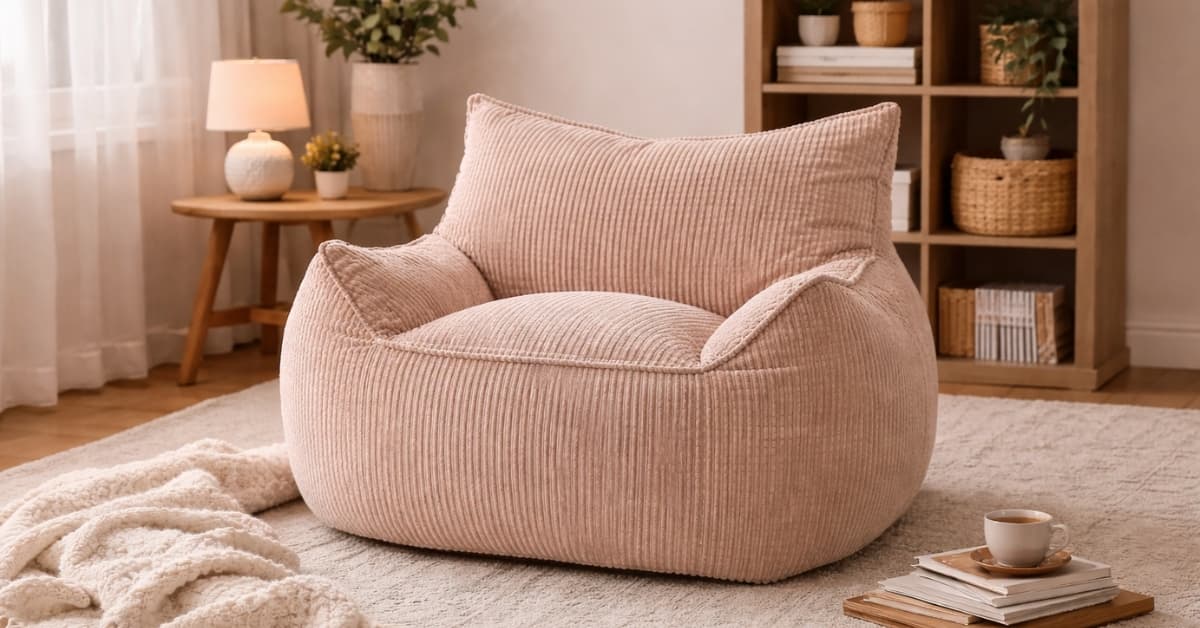 EBENCHICO Giant Bean Bag Chair Sofa: Comfort That Fits Real Life