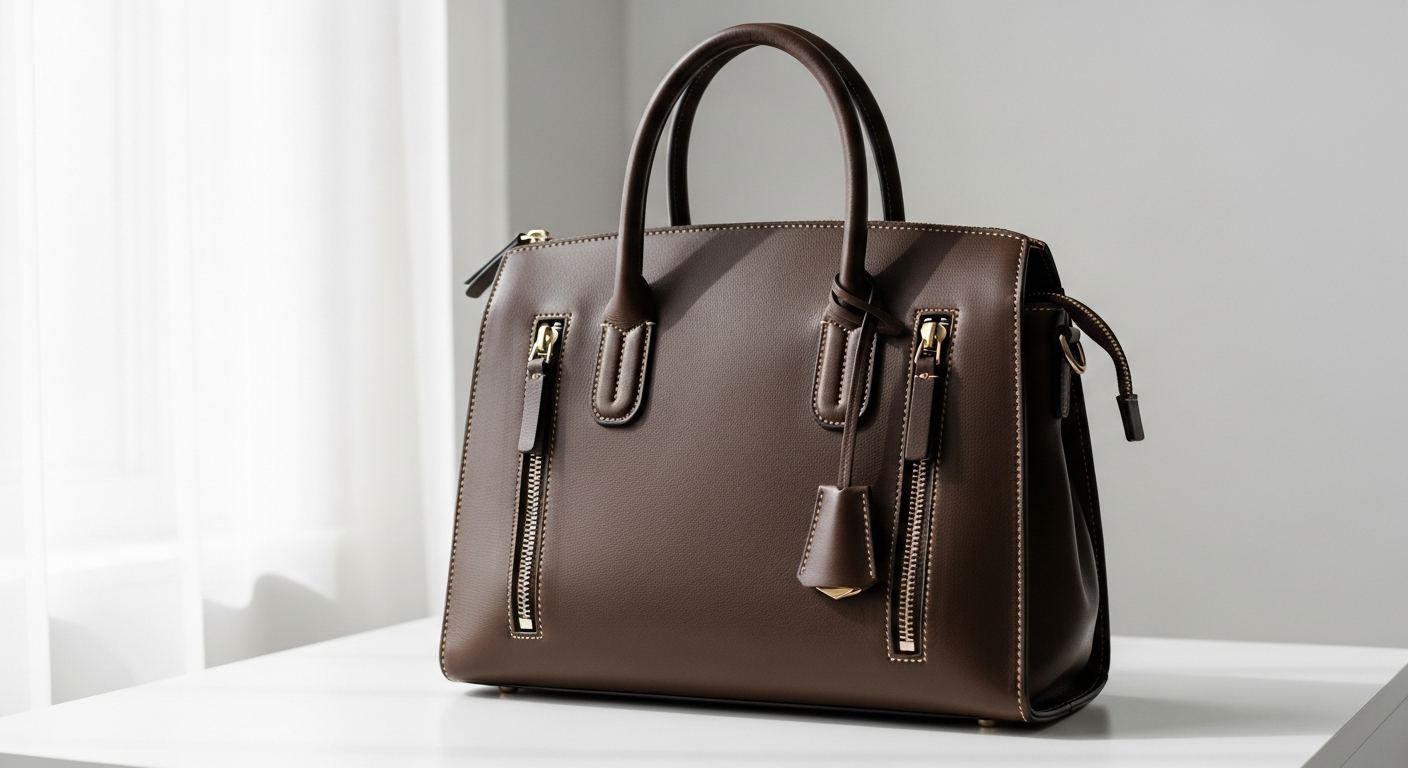Structured 3.1 Phillip Lim Pashli Satchel Bag in textured leather with signature zip-gussets