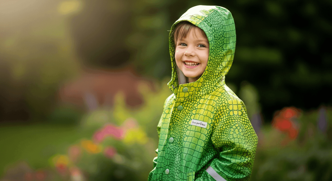 Why This Waterproof Crocodile Raincoat Keeps Kids Happy During Wet Weather Adventures